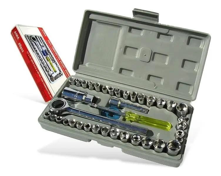 JUEGO DE LLAVES DE 40 PIEZAS CON MALETIN - 7