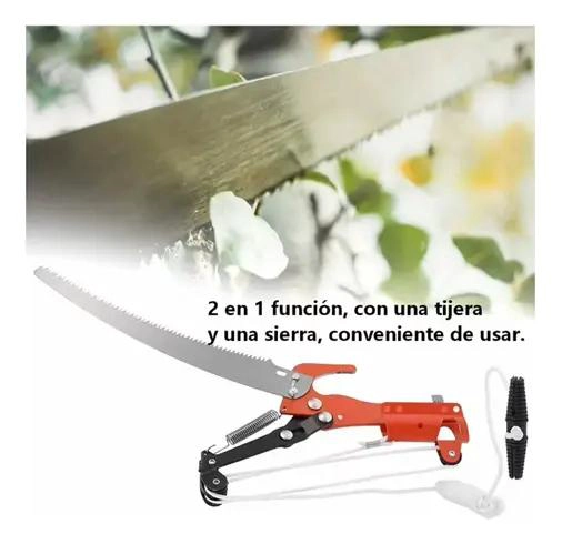 TIJERA DE ALTURA CON SIERRA PARA JARDINERIA - 5