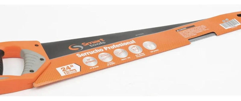 SERRUCHO CARPINTERO 24 PULGADAS CON MANGO ERGONOMICO - 2