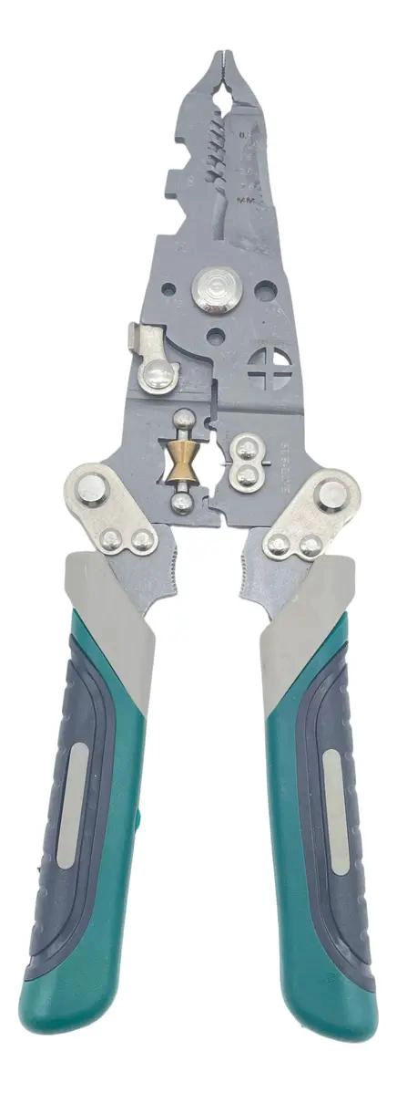 PELACABLES DE RODILLO PLEGABLE VERDE Y GRIS - 1