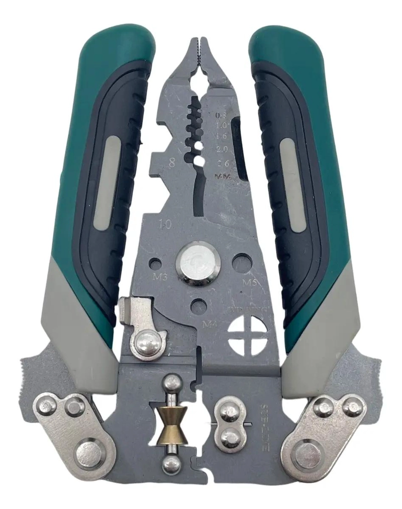 PELACABLES DE RODILLO PLEGABLE VERDE Y GRIS - 4