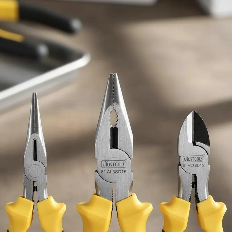 JUEGO DE ALICATES 3 PCS PARA BRICOLAJE - 4