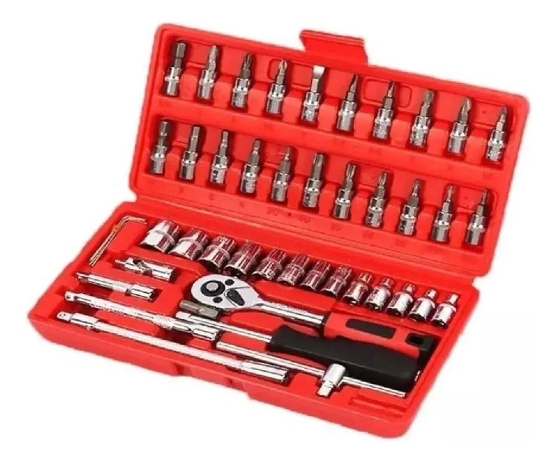 SET CAJA JUEGO HERRAMIENTA DADOS 46 PIEZAS - 10
