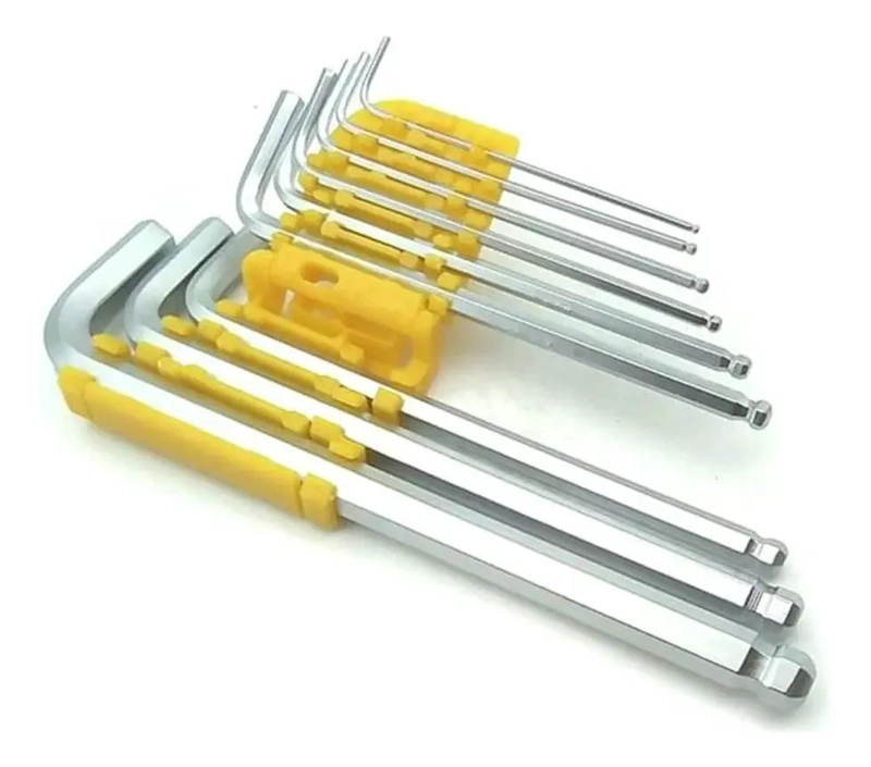 SET DE LLAVES ALLEN HEXAGONALES 9 PIEZAS - 3