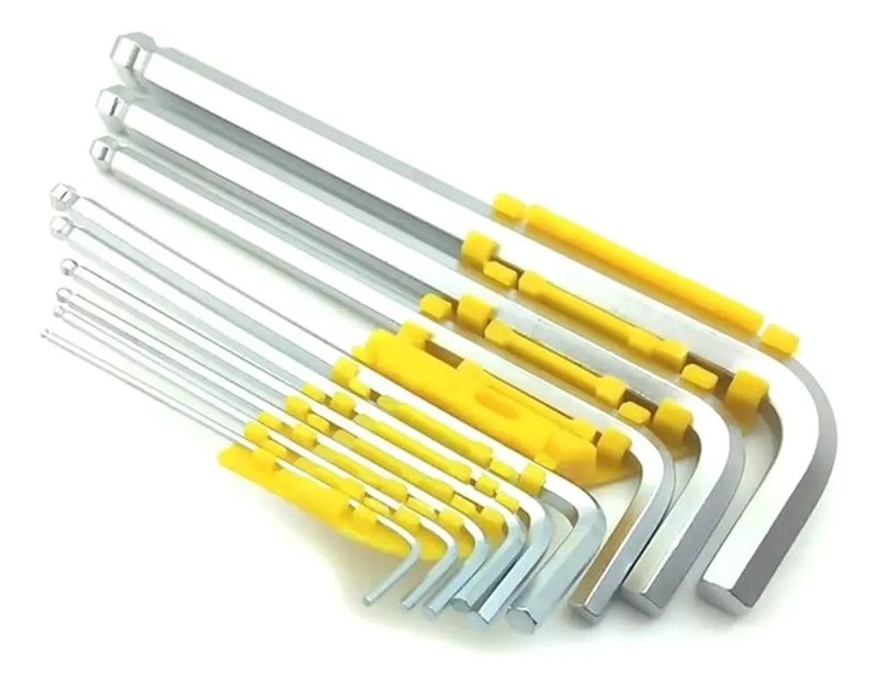 SET DE LLAVES ALLEN HEXAGONALES 9 PIEZAS - 5