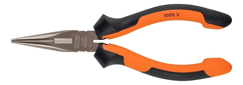 ALICATE DE PUNTA Y CORTE 6'' CON MANGO ERGONOMICO - 1