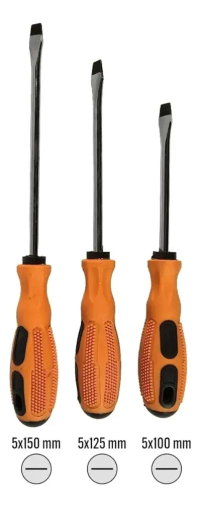 SET DE DESTORNILLADORES 6 PZAS 150MM - 3