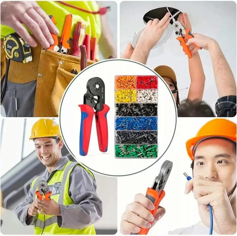 ALICATE CRIMPADOR PARA MANGUITOS AISLADOS - 6