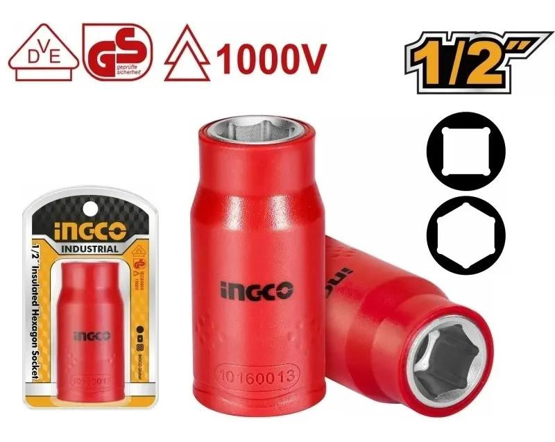 LLAVE DADO AISLADO 1000V 1/2' DR 14MM - 3