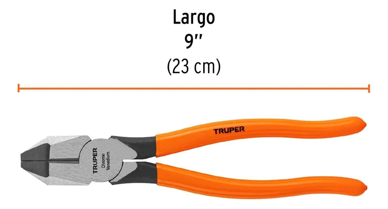 ALICATE PROFESIONAL DE 9 PULGADAS PARA ELECTRICISTA - 4