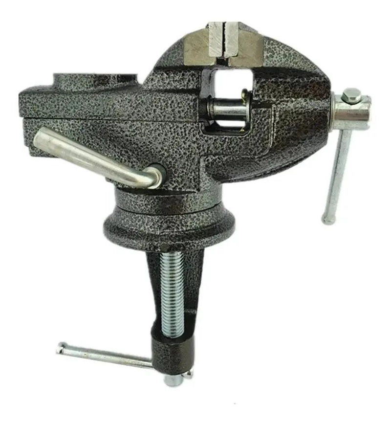TORNILLO DE BANCO DE MESA CON SUJECION GIRATORIA - 2