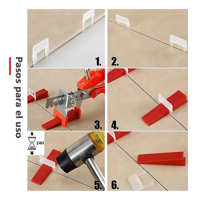 SISTEMA DE NIVELACION PARA BALDOSAS CON CUÑAS - 3