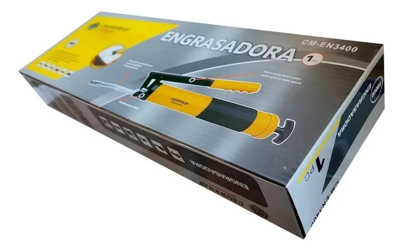 ENGRASADORA MANUAL CON MANGUERA FLEXIBLE - 2