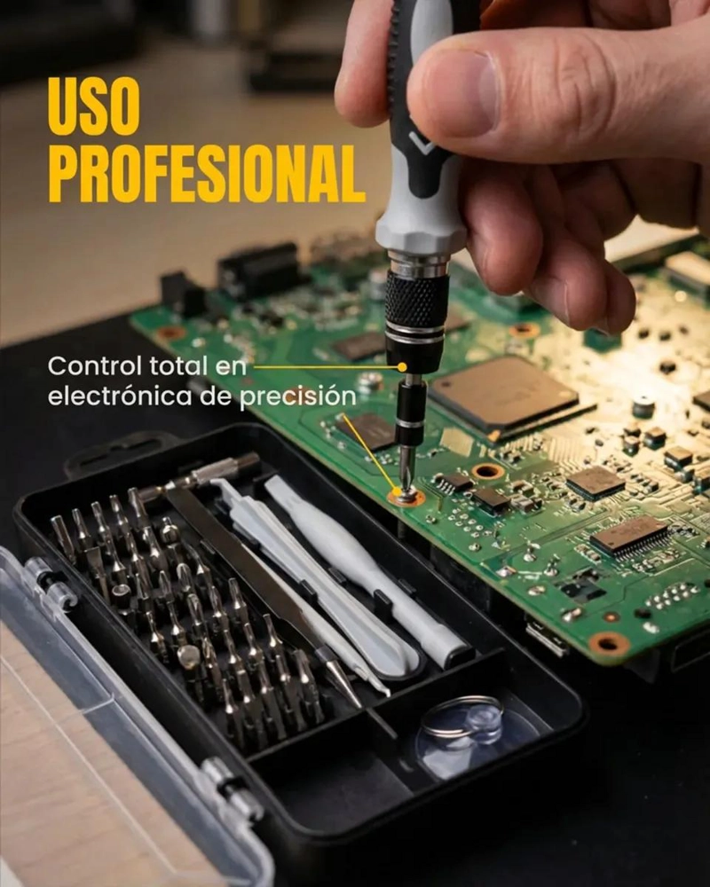 JUEGO DE DESTORNILLADORES DE PRECISION 115 EN 1 - 7