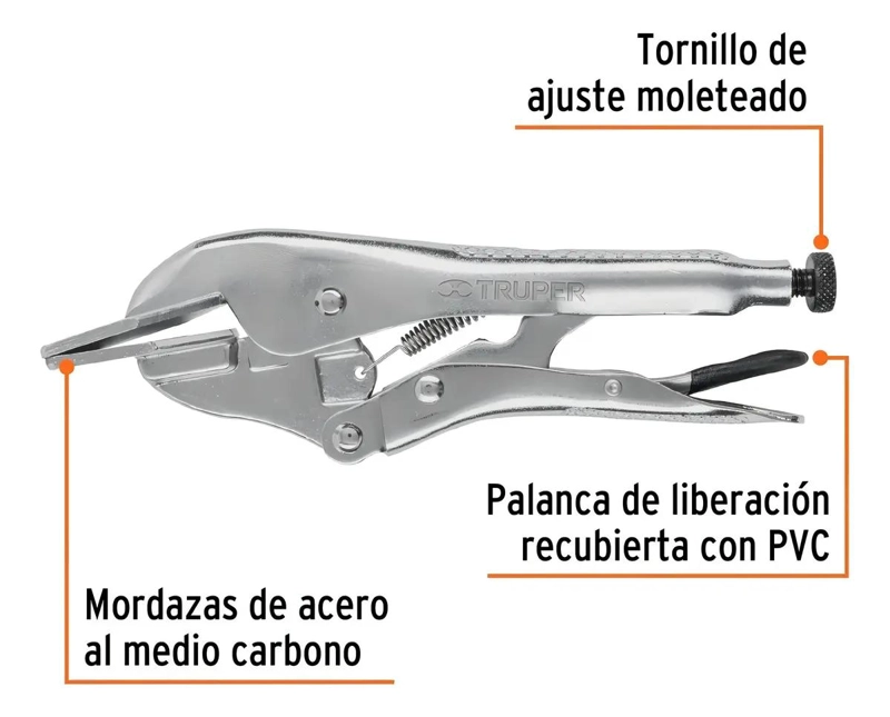 PINZA DE PRESION AUTOAJUSTABLE 8 PULGADAS - 2