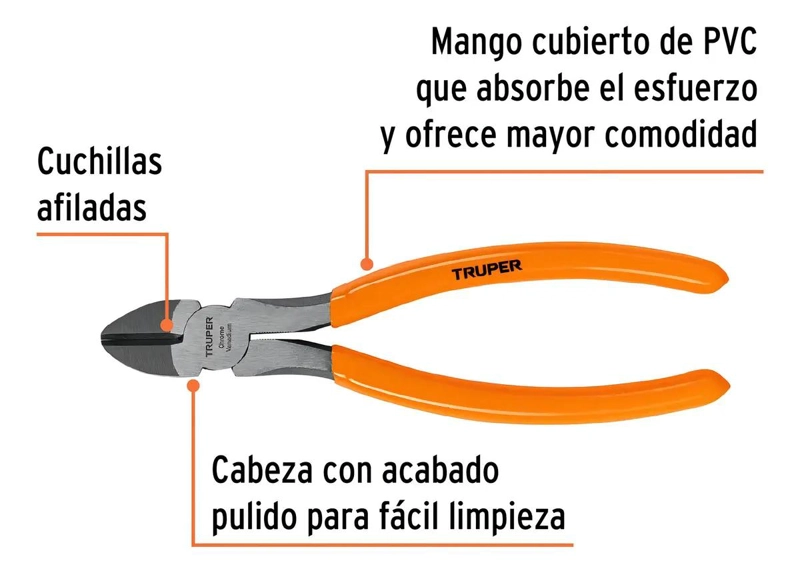 PINZA CORTE DIAGONAL 7 PULGADAS - 5