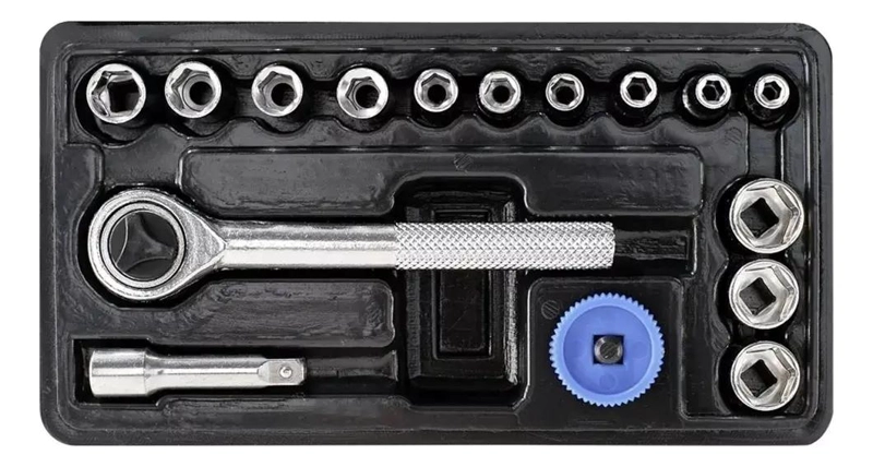 SET DE DADOS CUADRANTE 1/4' 16 PIEZAS - 2