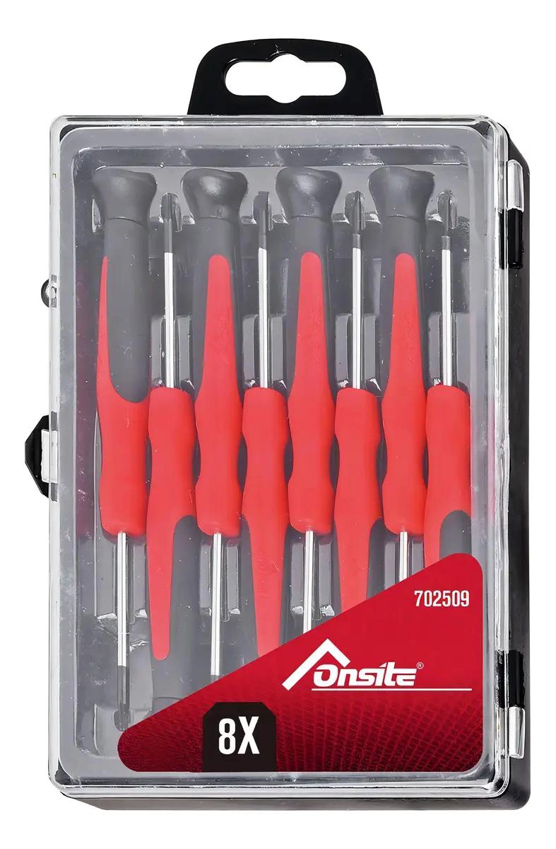 CONJUNTO DE ATORNILLADORES 8 PZAS PRECISION - 1