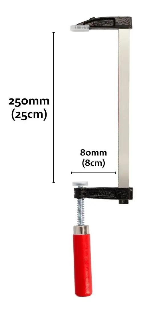 PACK DE 2 PRENSAS TIPO F 80X250 MM - 2