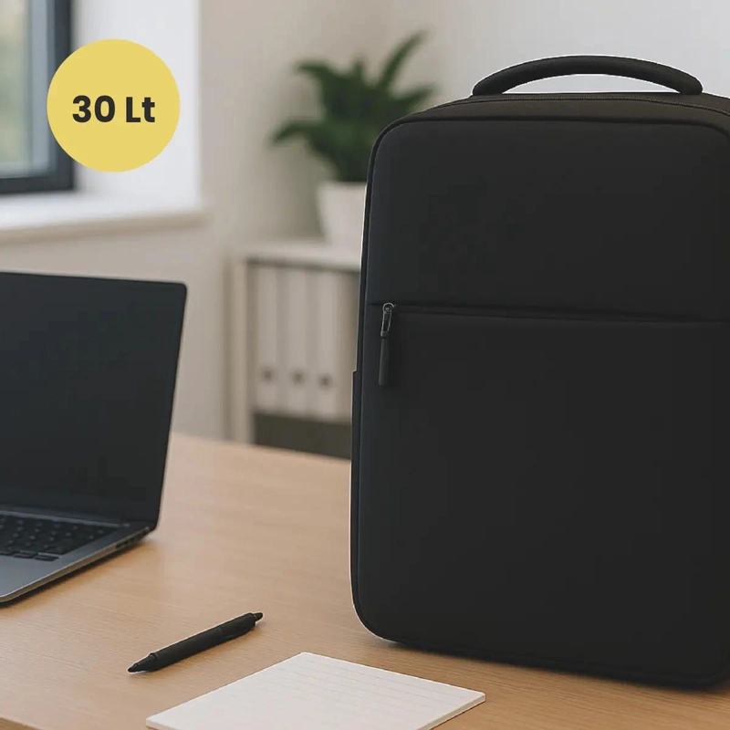 MOCHILA PARA NOTEBOOK 15' CON PUERTO USB NEGRA - 2