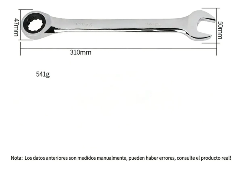 LLAVE DE VASO 24 MM CON CHICHARRA - 2