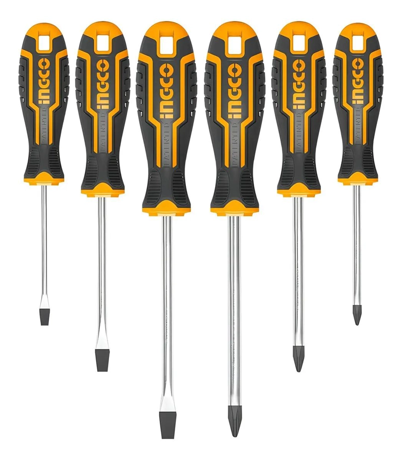SET DE 6 DESTORNILLADORES ERGONOMICOS - 1