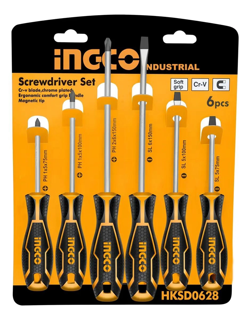 SET DE 6 DESTORNILLADORES ERGONOMICOS - 2