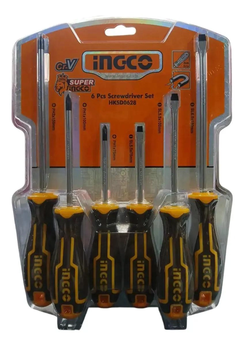 SET DE 6 DESTORNILLADORES ERGONOMICOS - 7