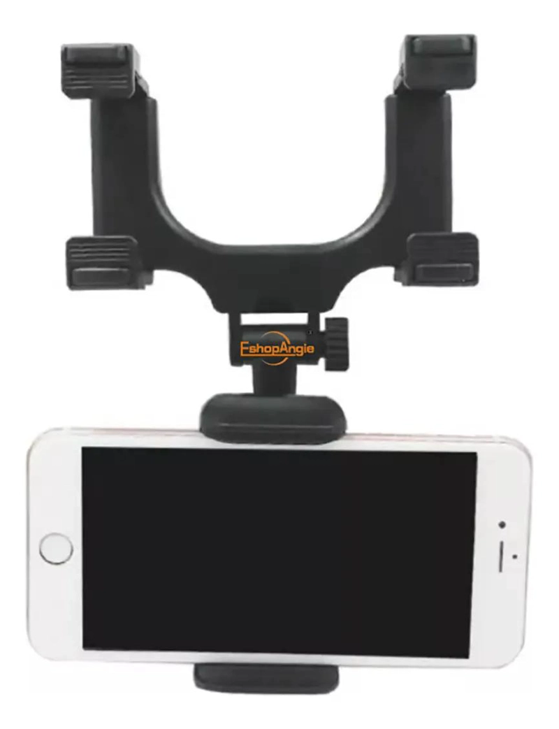 GENÉRICO PORTA CELULAR UNIVERSAL PARA ESPEJO RETROVISOR DE AUTO