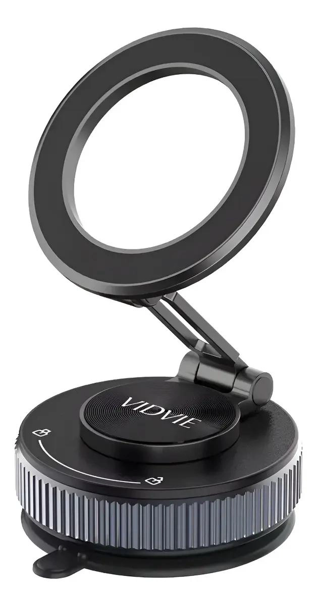 SOPORTE PLEGABLE MAGNE TICO 360° PARA CELULAR CON VENTOSA - 2