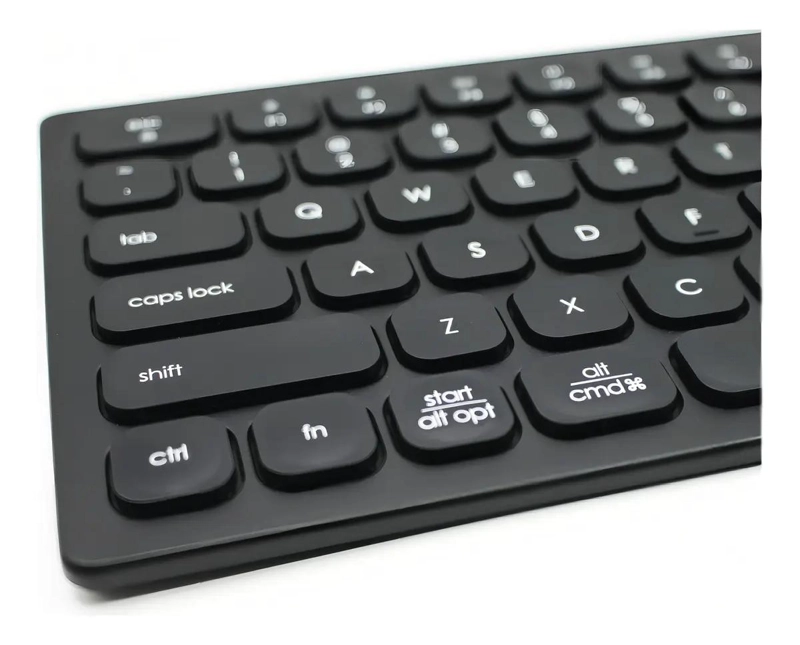 KIT TECLADO Y MOUSE INALAMBRICOS NEGRO USB - 3
