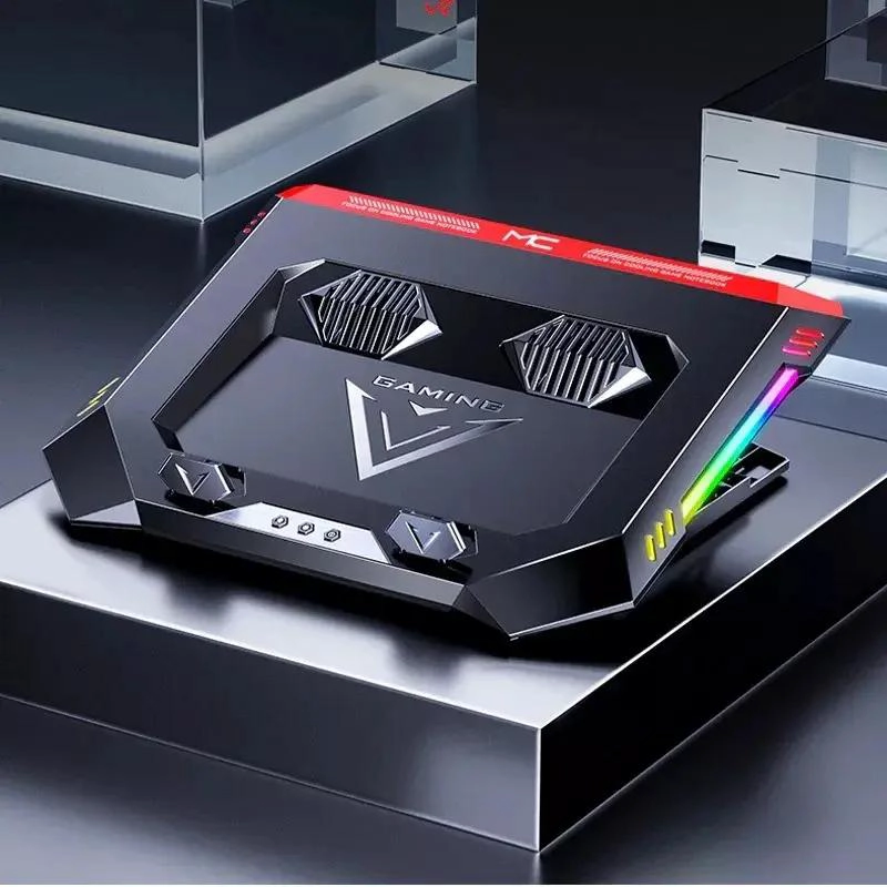GENÉRICO BASE ENFRIADORA PARA NOTEBOOK GAMER CON LED RGB