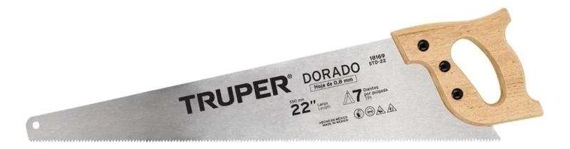 SERRUCHO CARPINTERO 22 PULGADAS 55 CM - 6