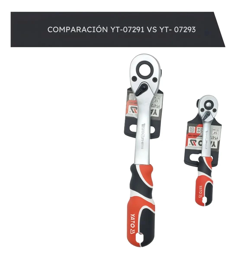 TRINQUETE CURVO DE 1/4'' CON MANGO ERGONOMICO - 2