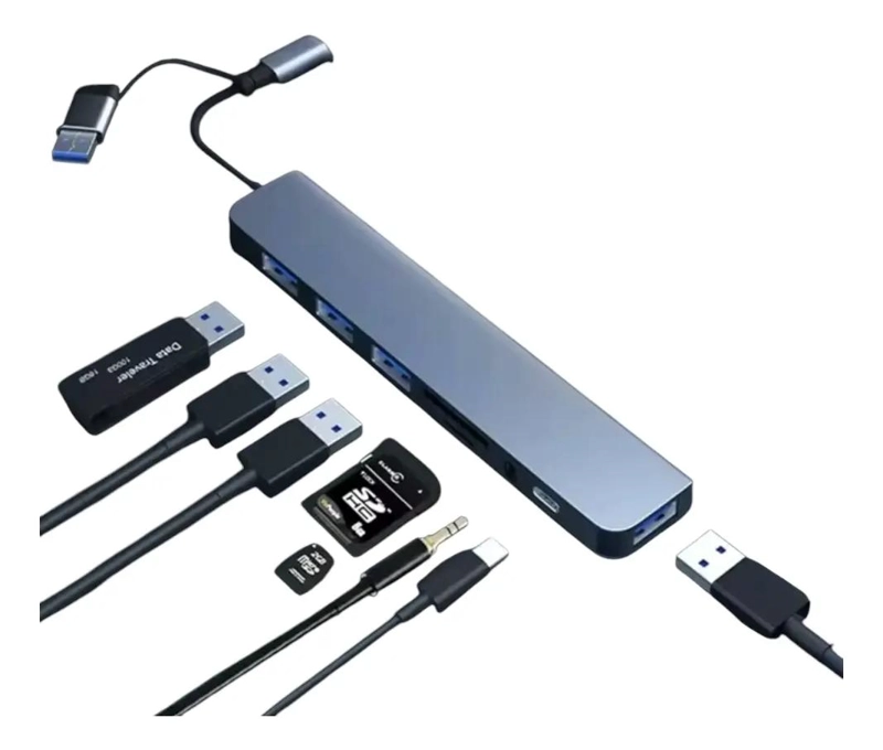 ESTACION DE ACOPLAMIENTO USB TIPO C 8 EN 1 - 4