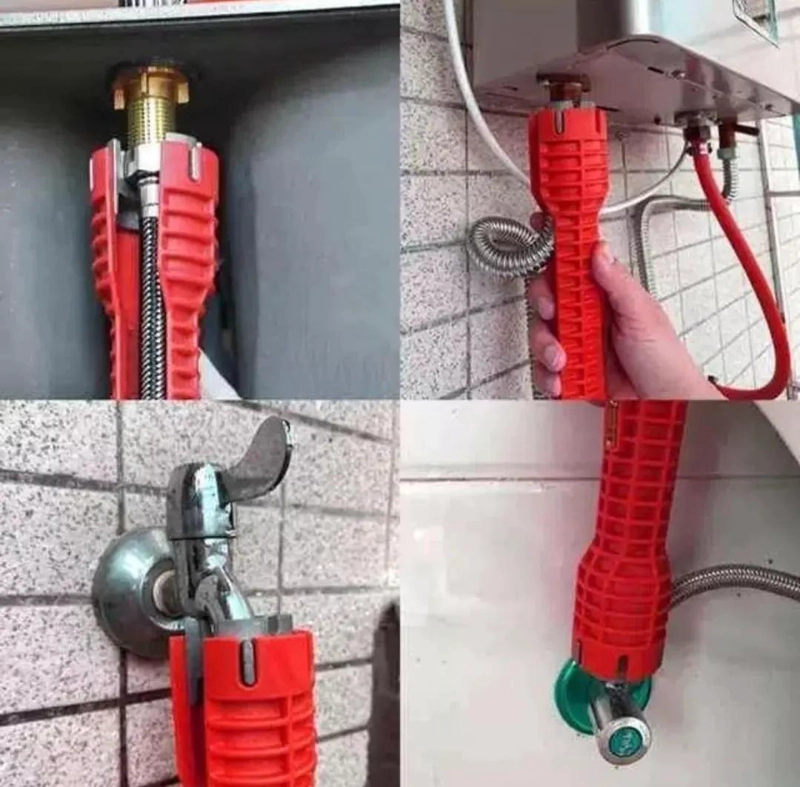 LLAVE MULTIFUNCIONAL 8 EN 1 PARA GASFITERIA - 2