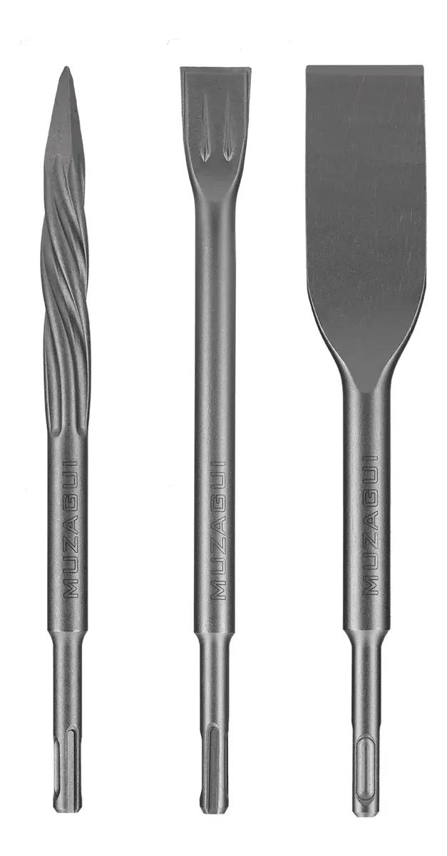 KIT DE 3 CINCELES SDS-PLUS PARA DEMOLICIONES - 5