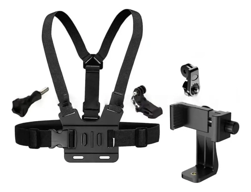 GENÉRICO SOPORTE AJUSTABLE PARA TELE FONO Y GOPRO CON CORREA DE PEZ