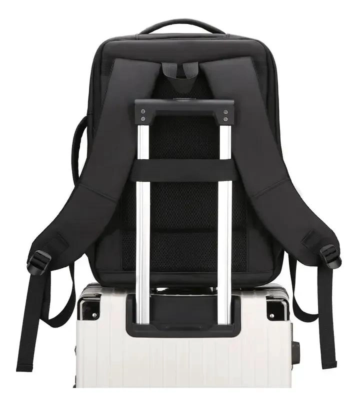 MOCHILA IMPERMEABLE ANTIRROBO CON PUERTO USB PARA LAPTOP - 3