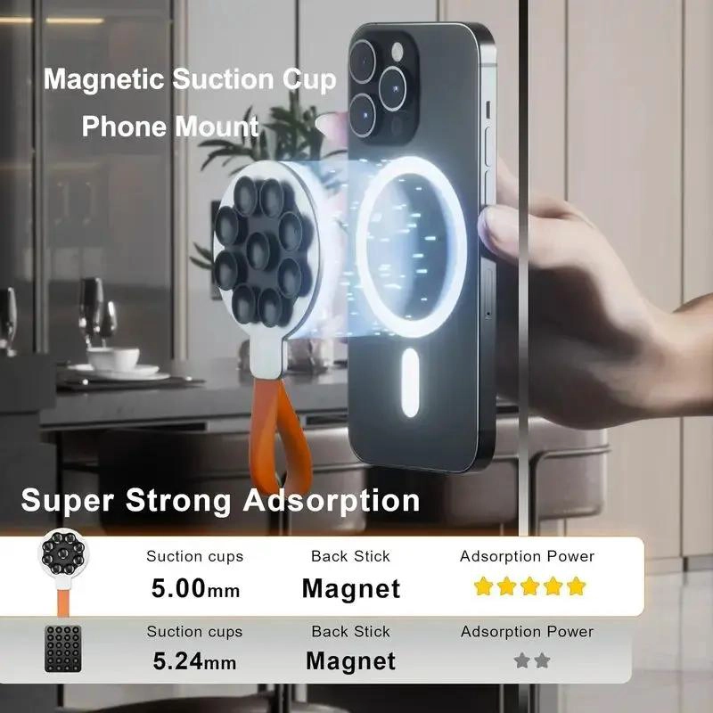 SOPORTE MAGNE TICO CON VENTOSA PARA SMARTPHONE - 4