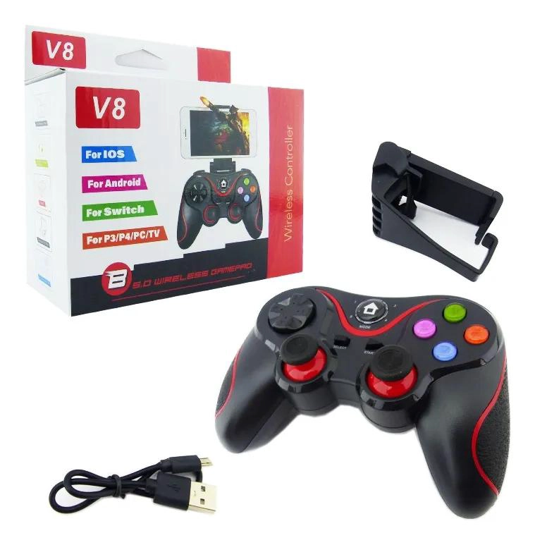 GENÉRICO JOYSTICK BLUETOOTH V8 PARA SMARTPHONE IOS Y ANDROID