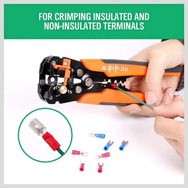 ALICATE PELACABLES AUTOMATICO 8 PULGADAS 5 EN 1 - 2