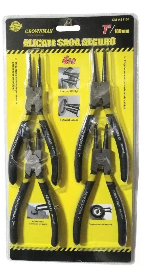 KIT DE ALICATES DE 7 PULGADAS PARA USO PROFESIONAL - 2