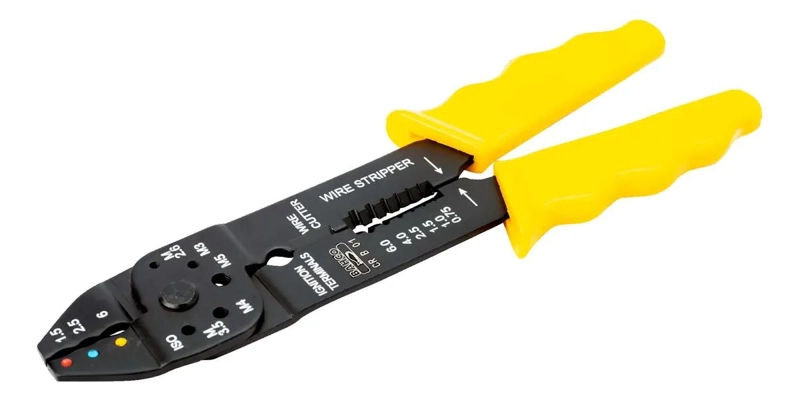 ALICATE PELACABLES CRIMPADORA 220 MM - 1