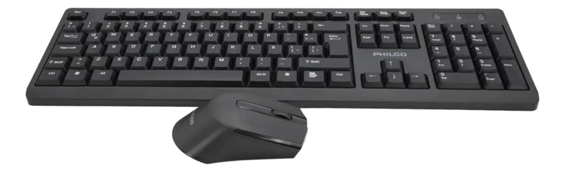 KIT TECLADO Y MOUSE INALAMBRICOS NEGRO - 3
