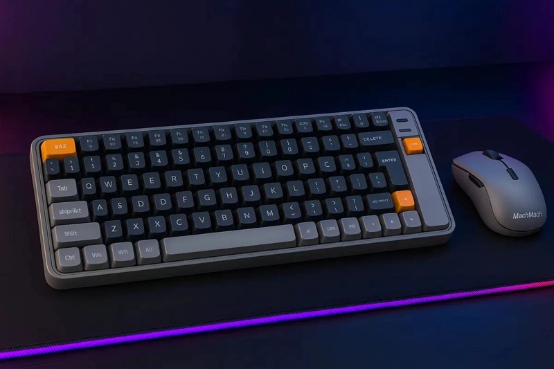 KIT INALAMBRICO TECLADO Y MOUSE GAMER RECARGABLES - 5