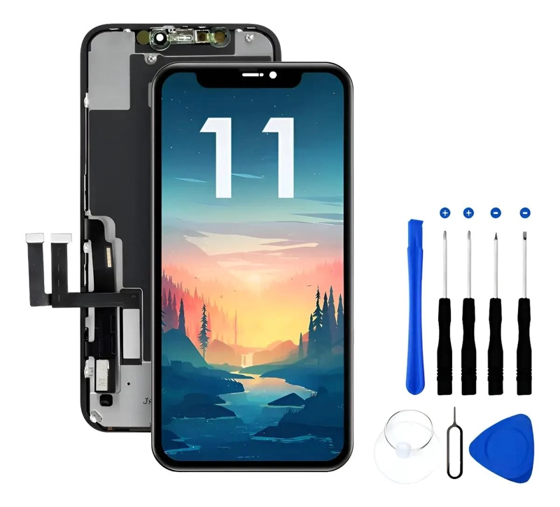 GENÉRICO PANTALLA REPUESTO COMPATIBLE IPHONE 11 INCELL CON HERR.
