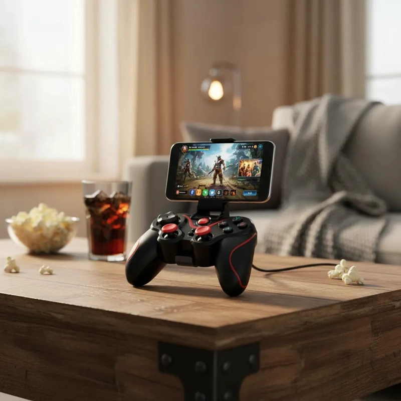 CONTROL JOYSTICK BLUETOOTH PARA CELULAR Y PC - 2