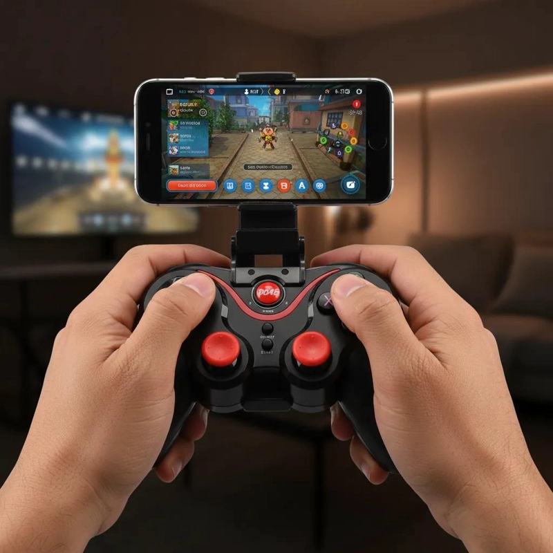 CONTROL JOYSTICK BLUETOOTH PARA CELULAR Y PC - 3