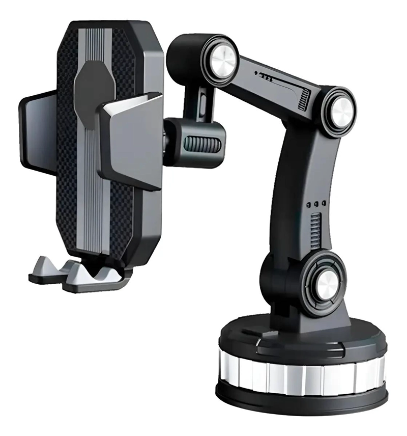 GENÉRICO SOPORTE PARA CELULAR DE AUTO CON VENTOSA Y BRAZO TELESCOP